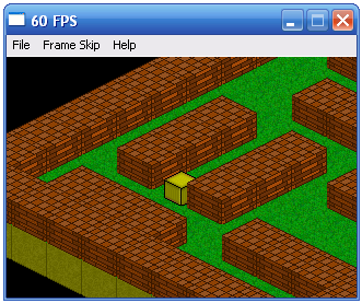 screenshot of isometric drawing demo